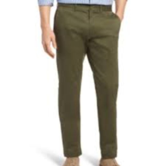 J. CREW 484 Slim Fit Stretch Chino Pants In Catskill Green NWT - Picture 2 of 3